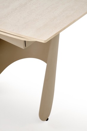 Moderní jídelní stůl s rozkladem Halmar SALIX stůl rozkládací, travertin kašmír (2p=1szt) (10)