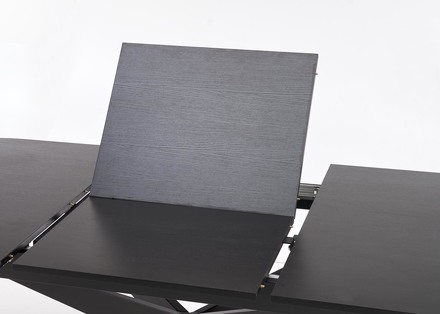 Moderní jídelní stůl s rozkladem Halmar SANDRO stůl rozkládací, černý (2p=1szt) (6)