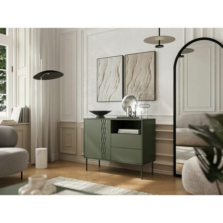 Komoda Halmar TRESSE komoda 1D2S zelená (2)