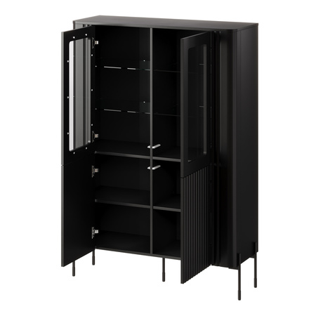 Vítrína Halmar VERA vitrína 110 černý ( 1 szt.=2 p. ) (1)