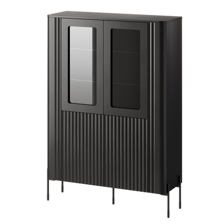 Vítrína Halmar VERA vitrína 110 černý ( 1 szt.=2 p. )