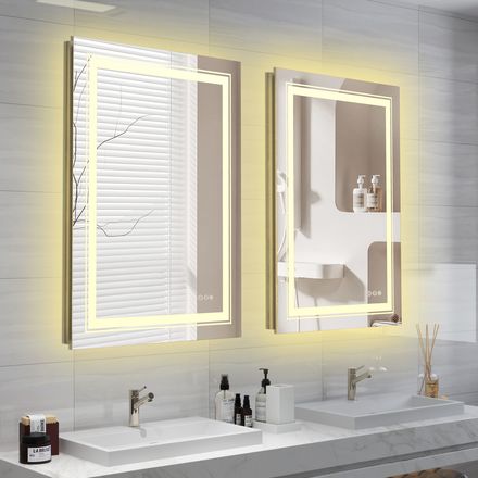 Zrcadlo Halmar VERO zrcadlo [nástěnné koupelnové, stříbrné (1p=1szt) (5)