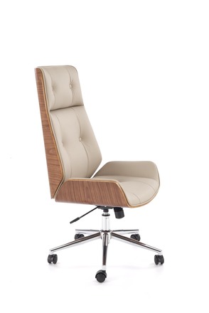 Kancelářské křeslo  Halmar WEBSTER kancelářská židle ořech béžová (2)