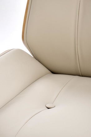 Kancelářské křeslo  Halmar WEBSTER kancelářská židle ořech béžová (9)