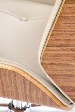 Kancelářské křeslo  Halmar WEBSTER kancelářská židle ořech béžová (10)