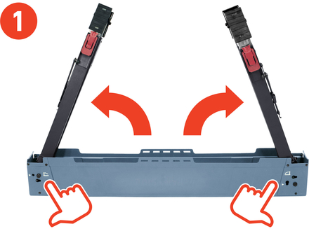Stavební koza Extol Premium 8859999 koza stavební skládací 1kus, nosnost 550kg, výška 60-85cm (2)