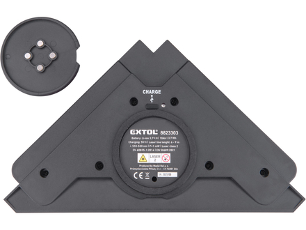 Laser zelený Extol Premium 8823303 laser zelený-úhelník 90°, s elektr. přísavným modulem (6)