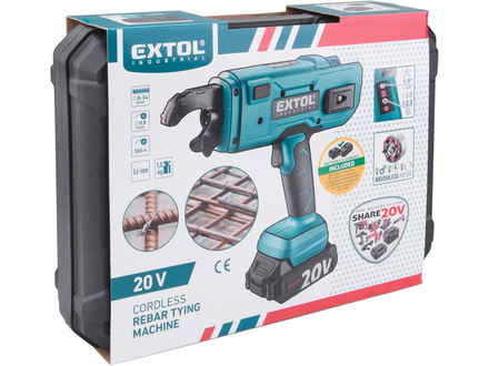 Aku vazač armatur Extol Industrial 8791860 vazač armatur aku SHARE20V, BRUSHLESS, 2Ah (9)