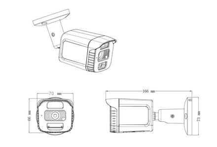 Kamerový set Securia Pro NVR4CHV8S-B SONY smart, IP,4 kamery, 8 Mpx, černý (6)