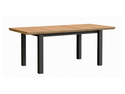 Moderní jídelní stůl s rozkladem Forte Pontypool TBLT7127-Q246 šedá 150-200/78/90cm ( 2*karton)