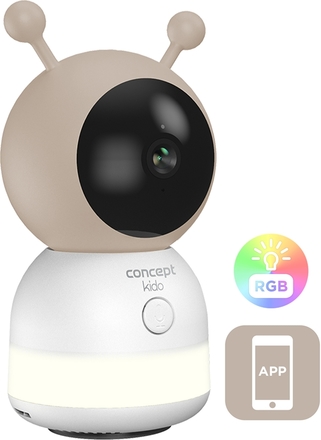 Dětská chůvička s kamerou a LED osvětlením Concept KIDO KD5010