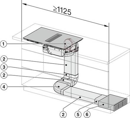 Indukční varná deska s interovaným odsavačem par Miele KMDA 7272 FL-U (7)