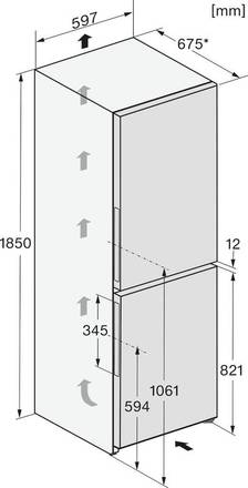 Kombinovaná chladnička Miele KFN 4375 DD bílá (9)