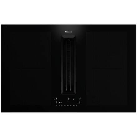 Indukční varná deska s interovaným odsavačem par Miele KMDA 7676 -1FL černá Perfection