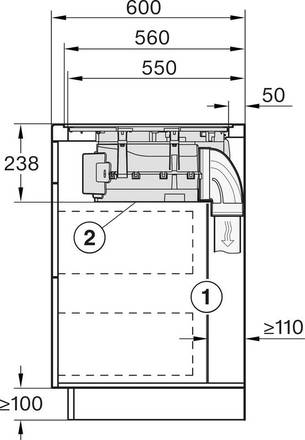 Indukční varná deska s interovaným odsavačem par Miele KMDA 7676 -1FL černá Perfection (10)