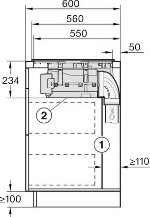 Indukční varná deska s interovaným odsavačem par Miele KMDA 7676 -1FL černá Perfection (9)