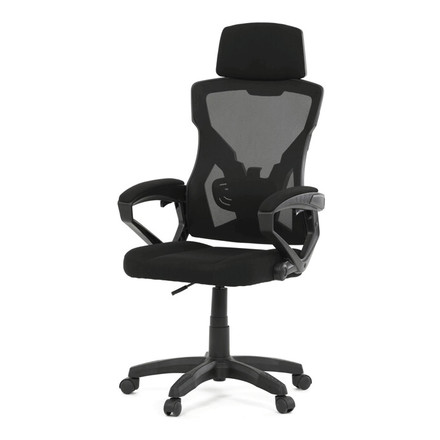 Kancelářská židle Autronic Kancelářská židle, výškově nastavitelná, černá látka, KA-R223 BK