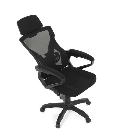 Kancelářská židle Autronic Kancelářská židle, výškově nastavitelná, černá látka, KA-R223 BK (11)