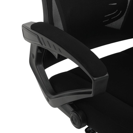 Kancelářská židle Autronic Kancelářská židle, výškově nastavitelná, černá látka, KA-R223 BK (14)