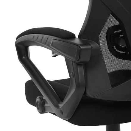 Kancelářská židle Autronic Kancelářská židle, výškově nastavitelná, černá látka, KA-R223 BK (15)