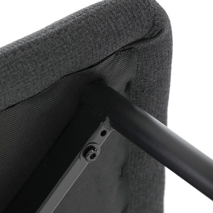 Moderní jídelní židle Autronic Jídelní židle, černá, látka, DCL-V2017 BK2 (14)