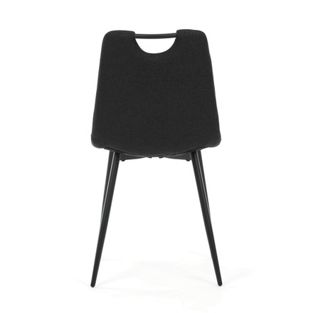 Moderní jídelní židle Autronic Jídelní židle, černá, látka, DCL-V2017 BK2 (5)