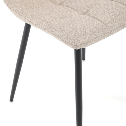 Moderní jídelní židle Autronic Jídelní židle, béžová, látka, DCL-V2017 CRM2 (9)