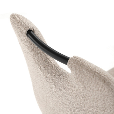 Moderní jídelní židle Autronic Jídelní židle, béžová, látka, DCL-V2017 CRM2 (12)