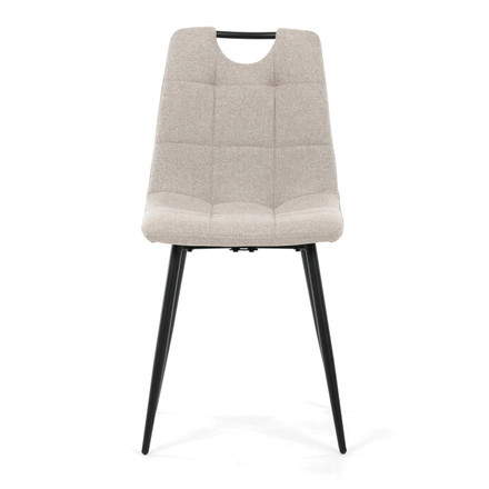 Moderní jídelní židle Autronic Jídelní židle, béžová, látka, DCL-V2017 CRM2 (2)