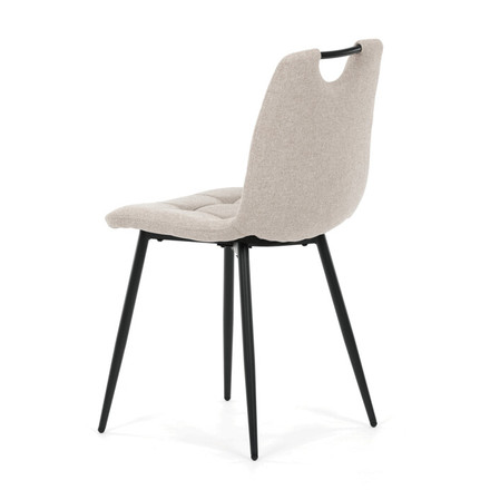 Moderní jídelní židle Autronic Jídelní židle, béžová, látka, DCL-V2017 CRM2 (4)