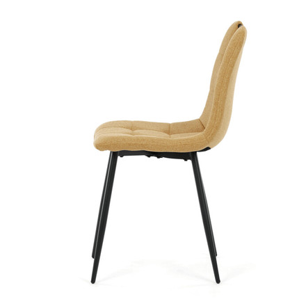 Moderní jídelní židle Autronic Jídelní židle, žlutá, látka, DCL-V2017 YEL2 (3)