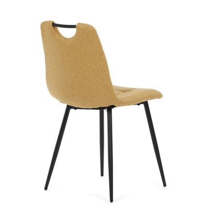 Moderní jídelní židle Autronic Jídelní židle, žlutá, látka, DCL-V2017 YEL2 (6)