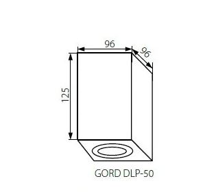 Stropní bodové svítidlo Kanlux (25470) GORDL DLP 50, GU10, bílá (1)