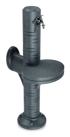 Zahradní sloupek Prosperplast s kohoutkem FREZE  - barva: granit