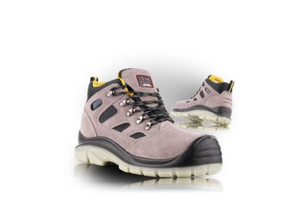 Pracovní obuv Vm Footwear Obuv pracovní kotníková kožená v kombinaci s textilem MADRID 2990-O1, velikost 39