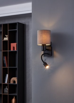 Nástěnné svítidlo Eglo (900701) Pasteri E27 + 3,8W, WW (1)
