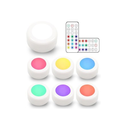 Orientační svítidlo Entac (9571504) LED PUSH 0,45W RGB