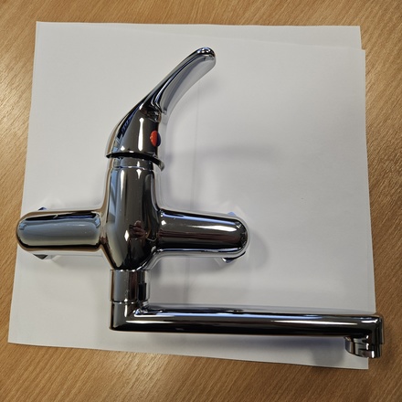 Baterie umyvadlová/dřezová Balletto (81007), 150mm, rovné ramínko 20cm, 35m (BAZAR) (1)