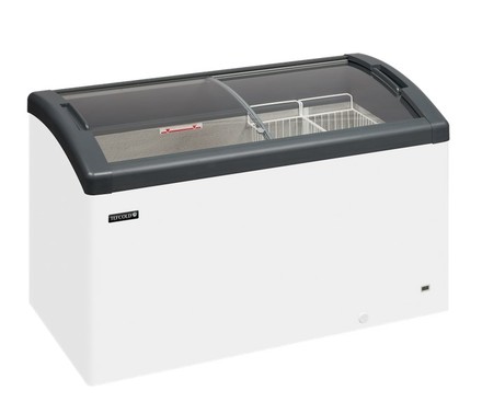 Pultová mraznička prosklené oblé víko Tefcold FOCUS 131