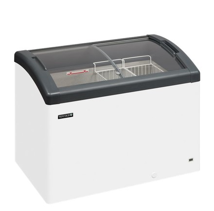 Pultová mraznička prosklené oblé víko Tefcold FOCUS 106