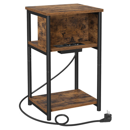 Odkládací stolek Autronic 30x34x58cm, mdf, old wood, AFK-E1175 OLW