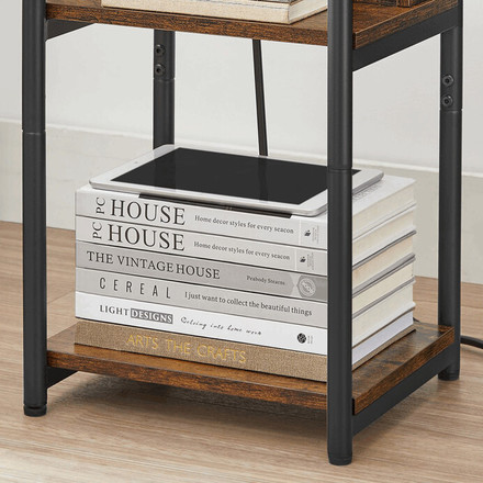 Odkládací stolek Autronic 30x34x58cm, mdf, old wood, AFK-E1175 OLW (3)