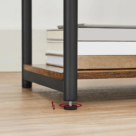 Odkládací stolek Autronic 30x34x58cm, mdf, old wood, AFK-E1175 OLW (4)