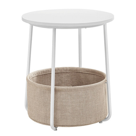 Odkládací stolek Autronic 45x45x50cm, mdf, bílá, AKF-E1023 WT