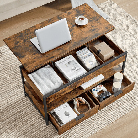 Konferenční stolek Autronic 100x50x48cm, mdf, old wood, AKF-E1252 OLW (2)