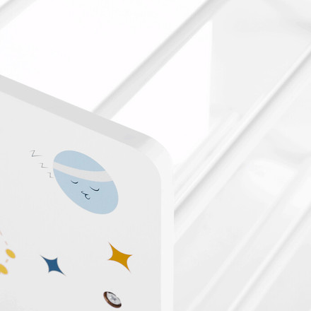 Regál na hračky Autronic mdf, vícebarevná, AUR-E1033 WT (4)