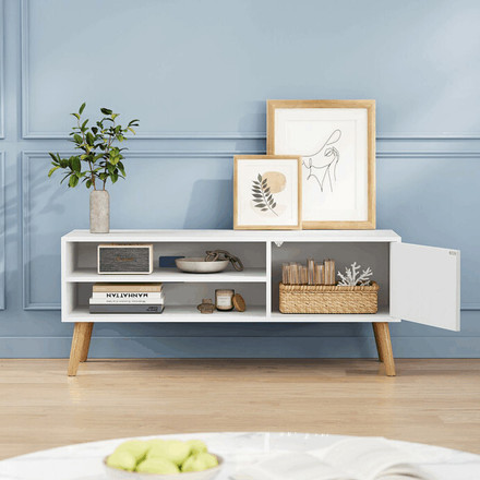 Konferenční stolek Autronic 120x40x49cm, mdf, bílá, AKF-E1146 WT (2)