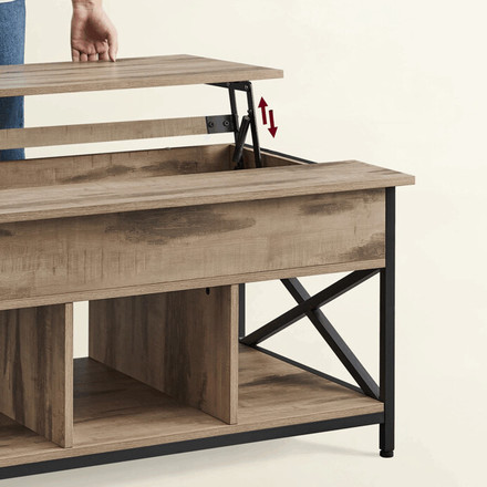 Konferenční stolek Autronic 100x60x48cm, mdf, dub, AKF-E1250 OLW1 (4)