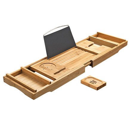 Odkládací stolek Autronic 109x23x5cm, bambus AUP-E1088 NAT