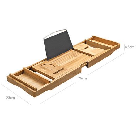 Odkládací stolek Autronic 109x23x5cm, bambus AUP-E1088 NAT (5)